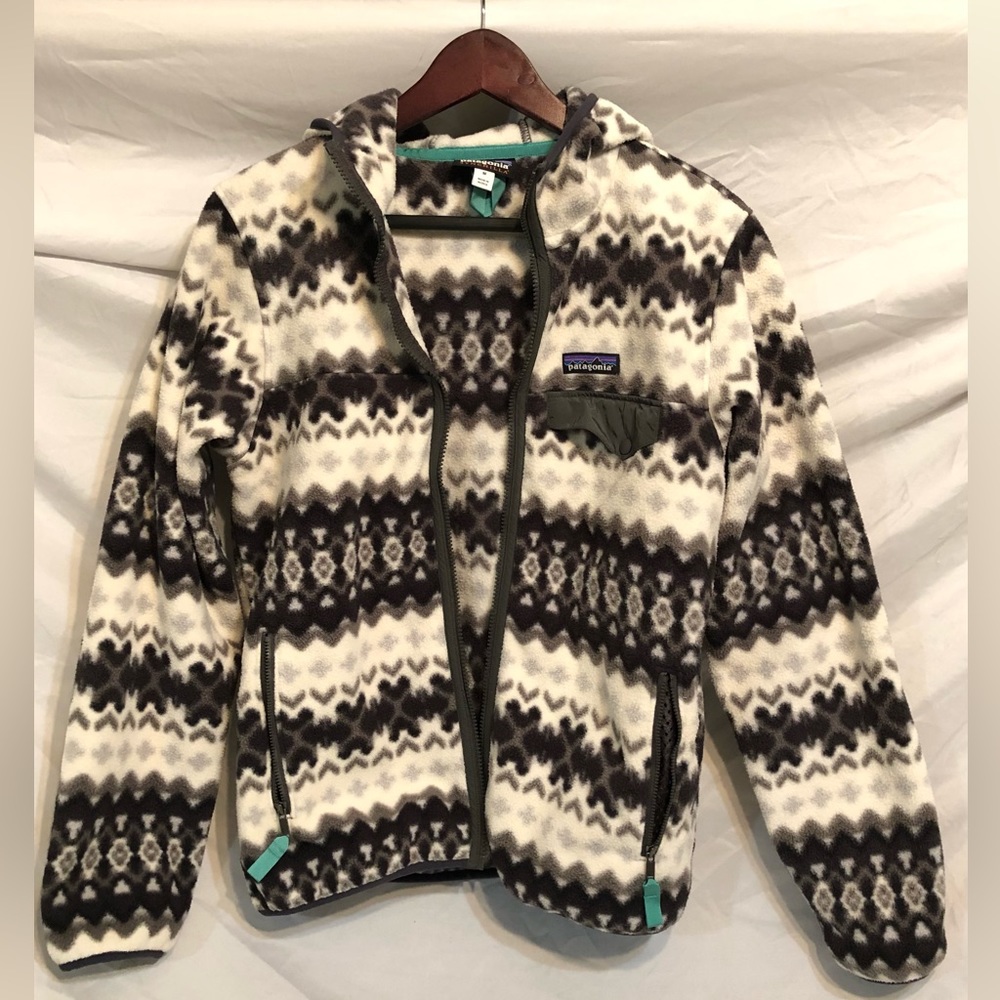 Patagonia Synchilla Fleece Zip Front Hood Medium ***ZIPPER IS BROKEN***